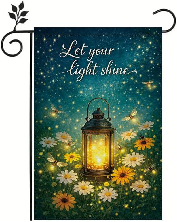 Outdoor Lighting For Your Yard - Gartenflagge 12x18 Zoll, Lass Dein Licht