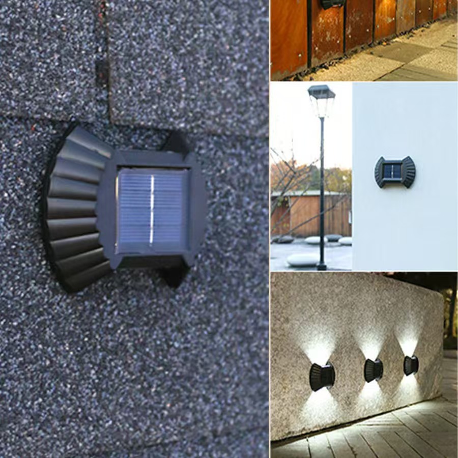 Outdoor Lighting For Your Yard - Solar-Wandleuchte 2/8LED Wasserdicht IP65 Außen-Gartendekoration Solar-Wandlicht