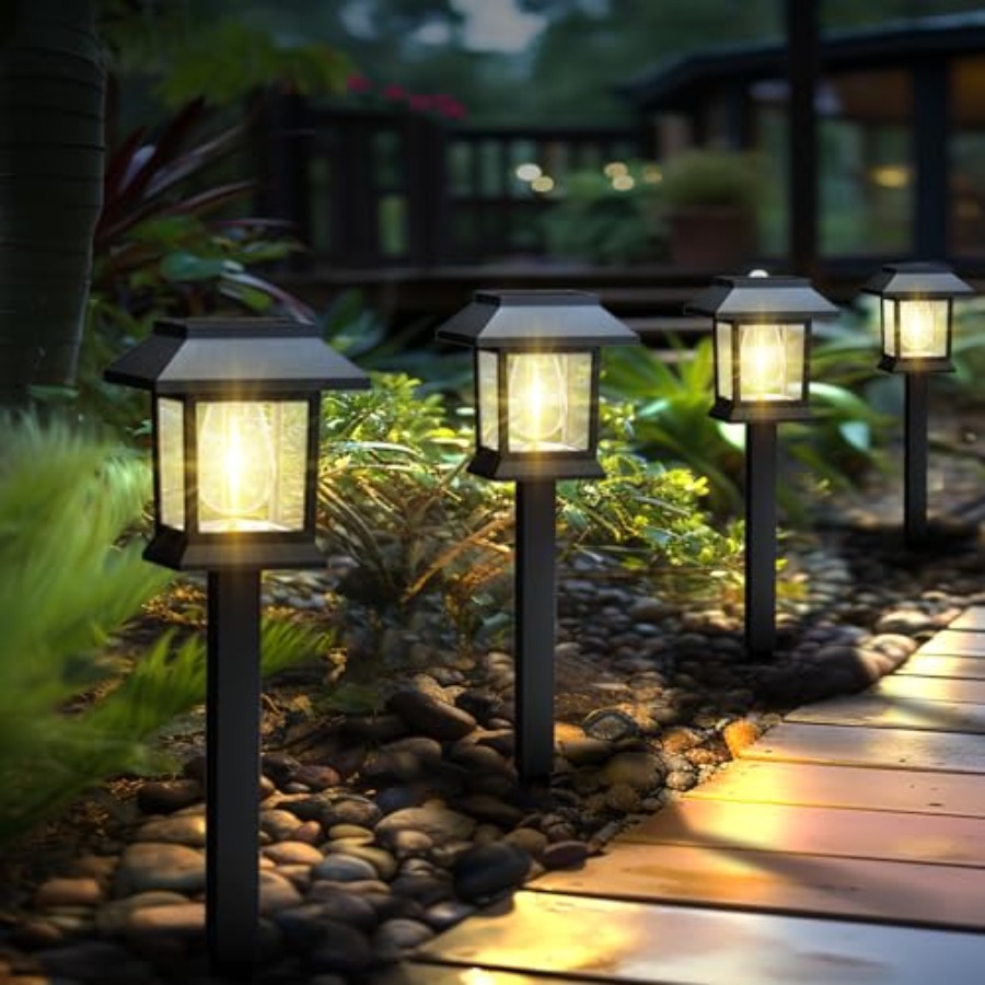 Outdoor Lighting For Your Yard - Solarleuchten für den Außenbereich, 3000K wasserdichte