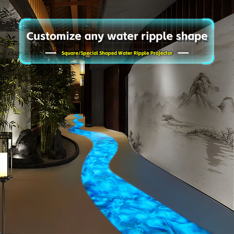 Quadratischer Wasserwellen-Pro – Outdoor Lighting Logo Bewertung und Preis