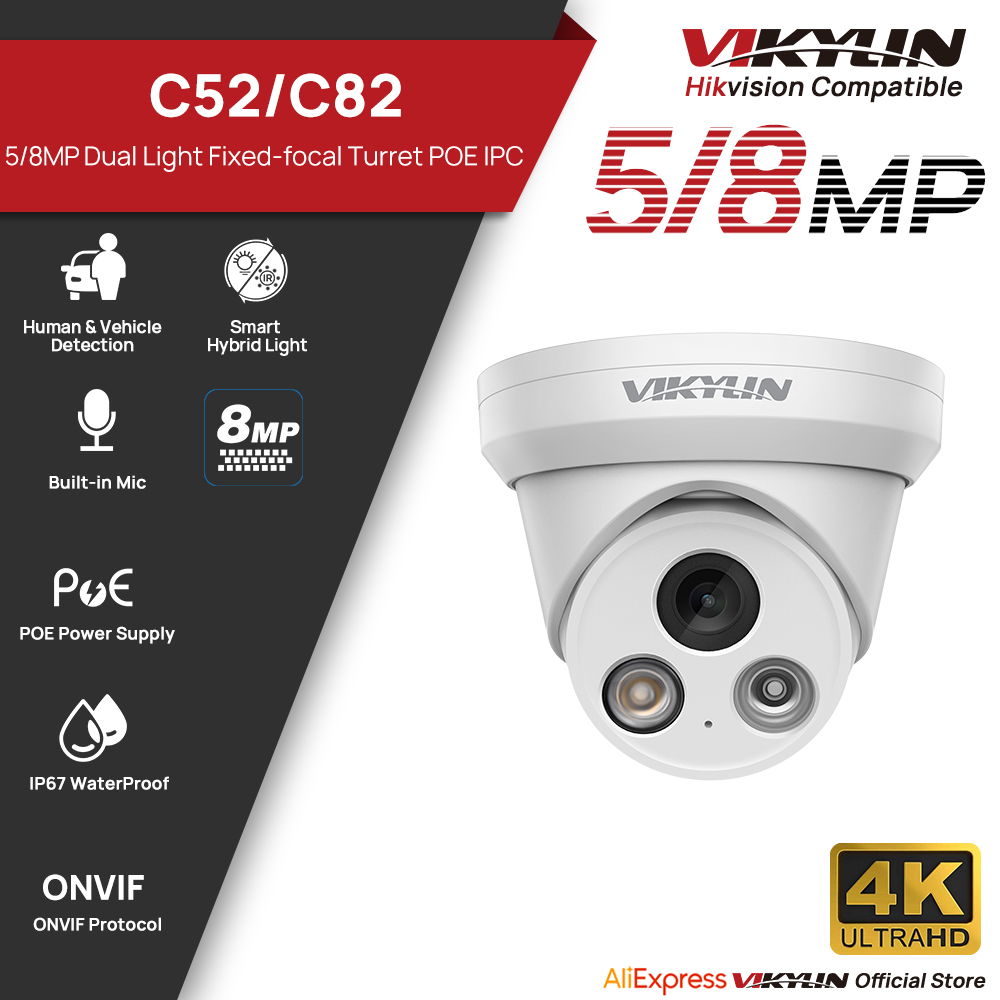 VIKYLIN 5/8MP 4K IP-Kamera mit – Outdoor Lighting Under Roof Bewertung und Preis