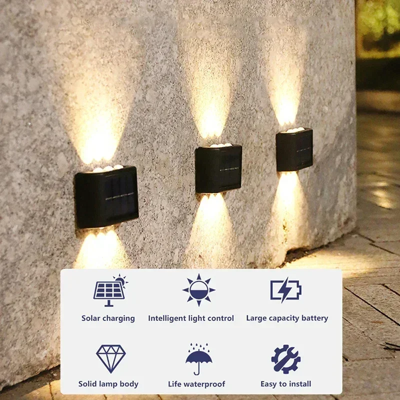 LED Solarleuchte für Außen, Wa – Outdoor Lighting Linear Bewertung und Preis