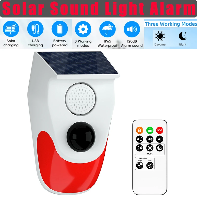 Solar-Sound-Licht-Alarm, kabel – Outdoor Lighting Wireless Bewertung und Preis