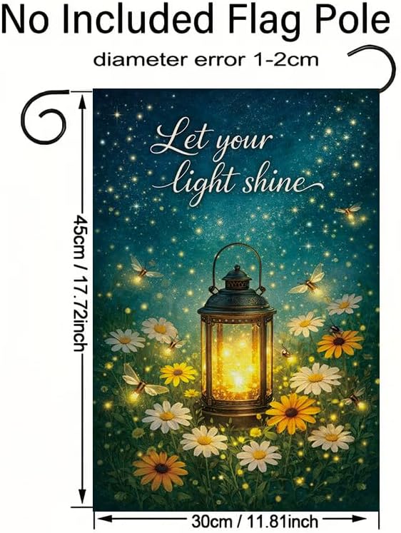 Gartenflagge 12x18 Zoll, Lass  – Outdoor Lighting For Your Yard Bewertung und Preis