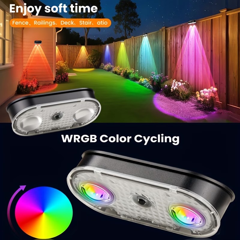 RGB Solar-Zaunleuchte IP44, 8  – Outdoor Lighting Linear Bewertung und Preis