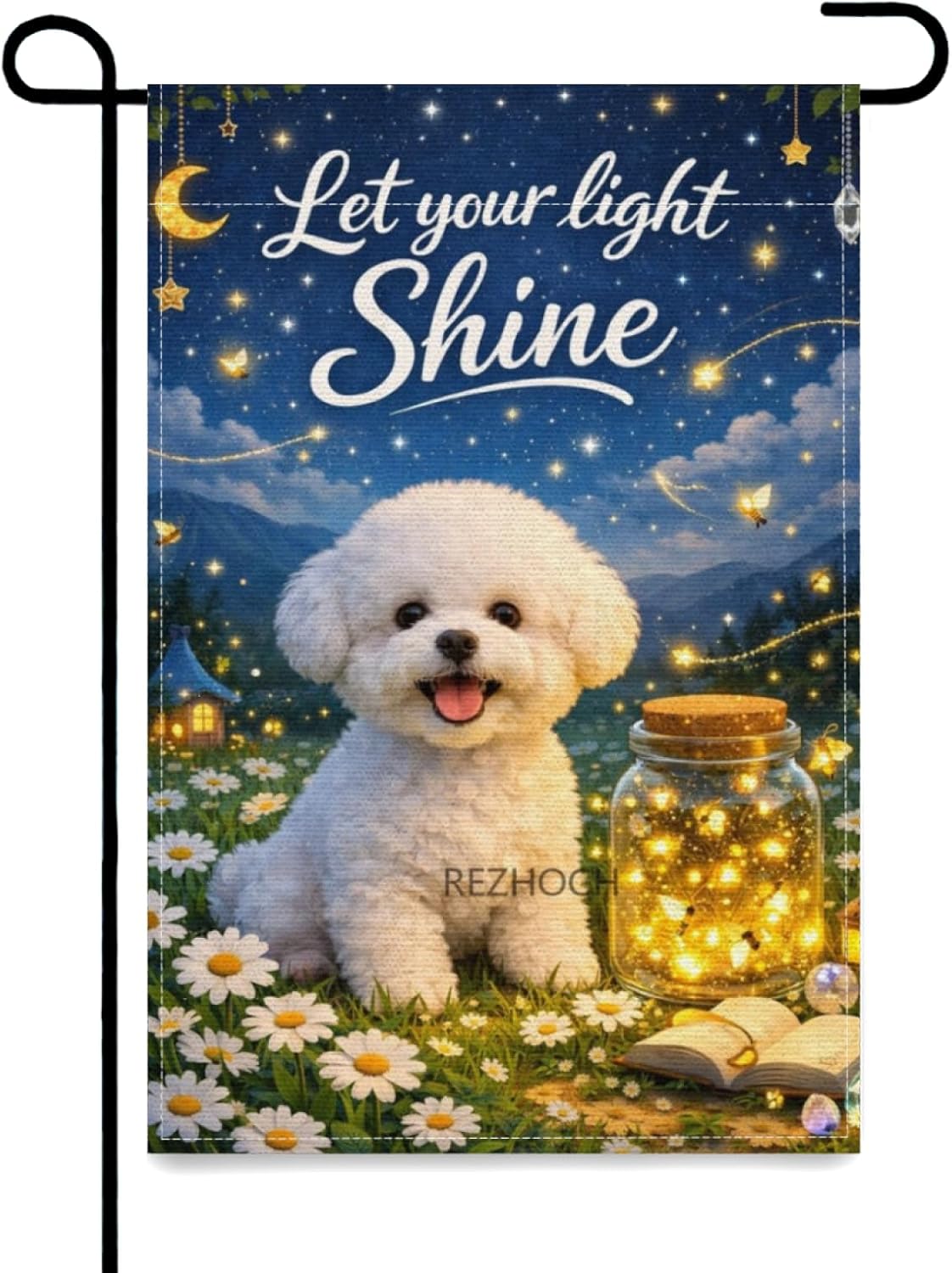 Lustige Bichon Frise Gartenfla – Outdoor Lighting For Your Yard Bewertung und Preis