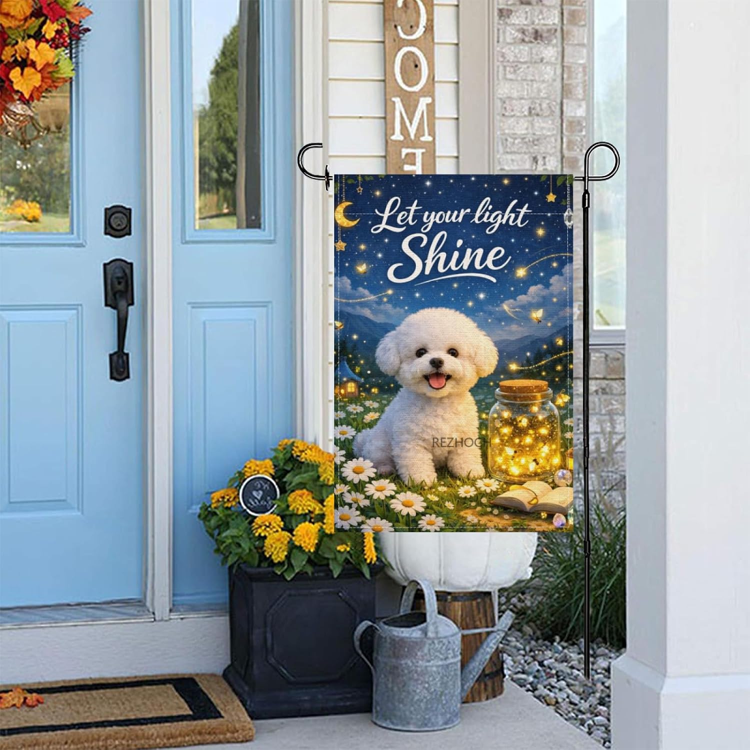 Lustige Bichon Frise Gartenfla – Outdoor Lighting For Your Yard Bewertung und Preis