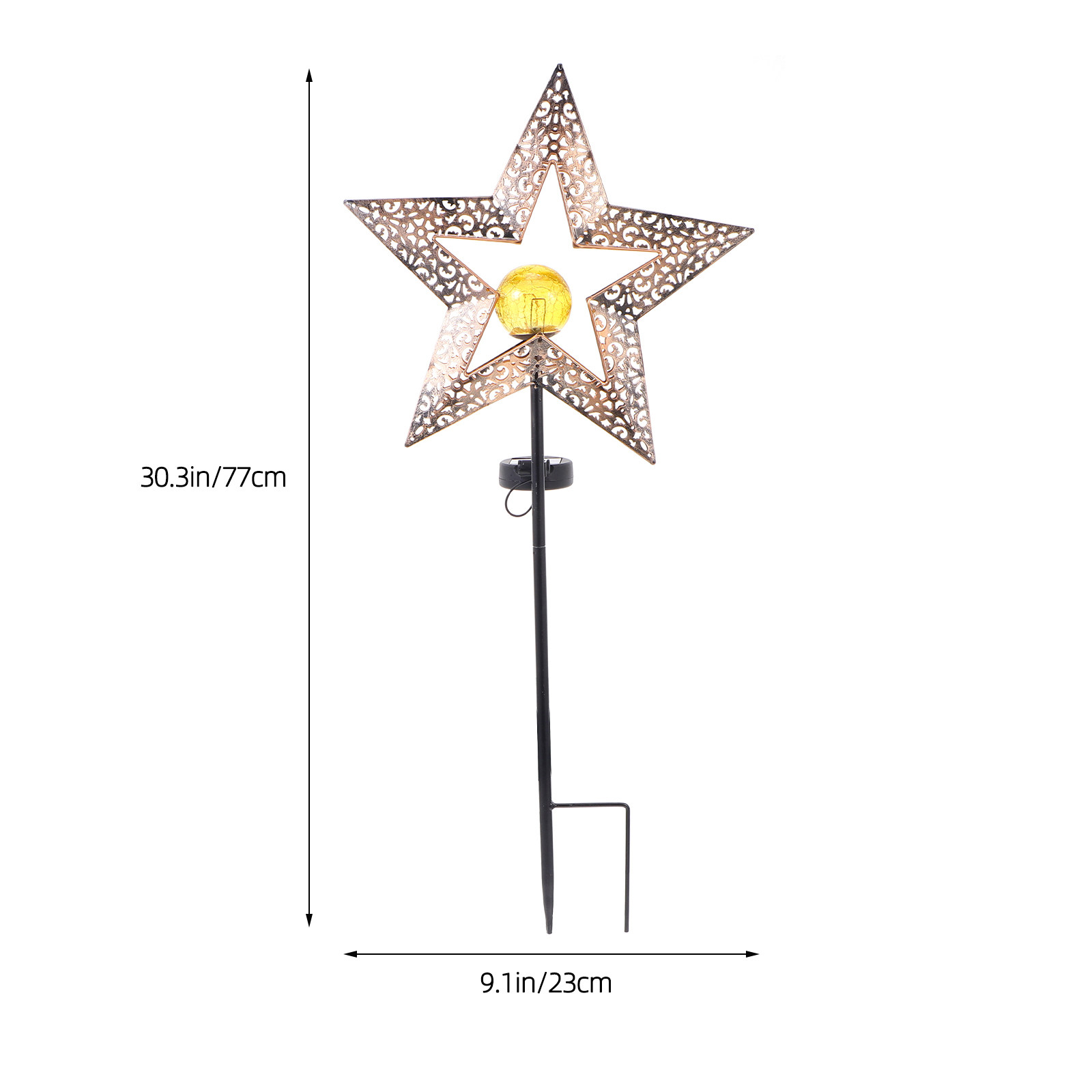 1 Stück Solar-Hohlstern-Bodenl – Outdoor Lighting Unique Bewertung und Preis