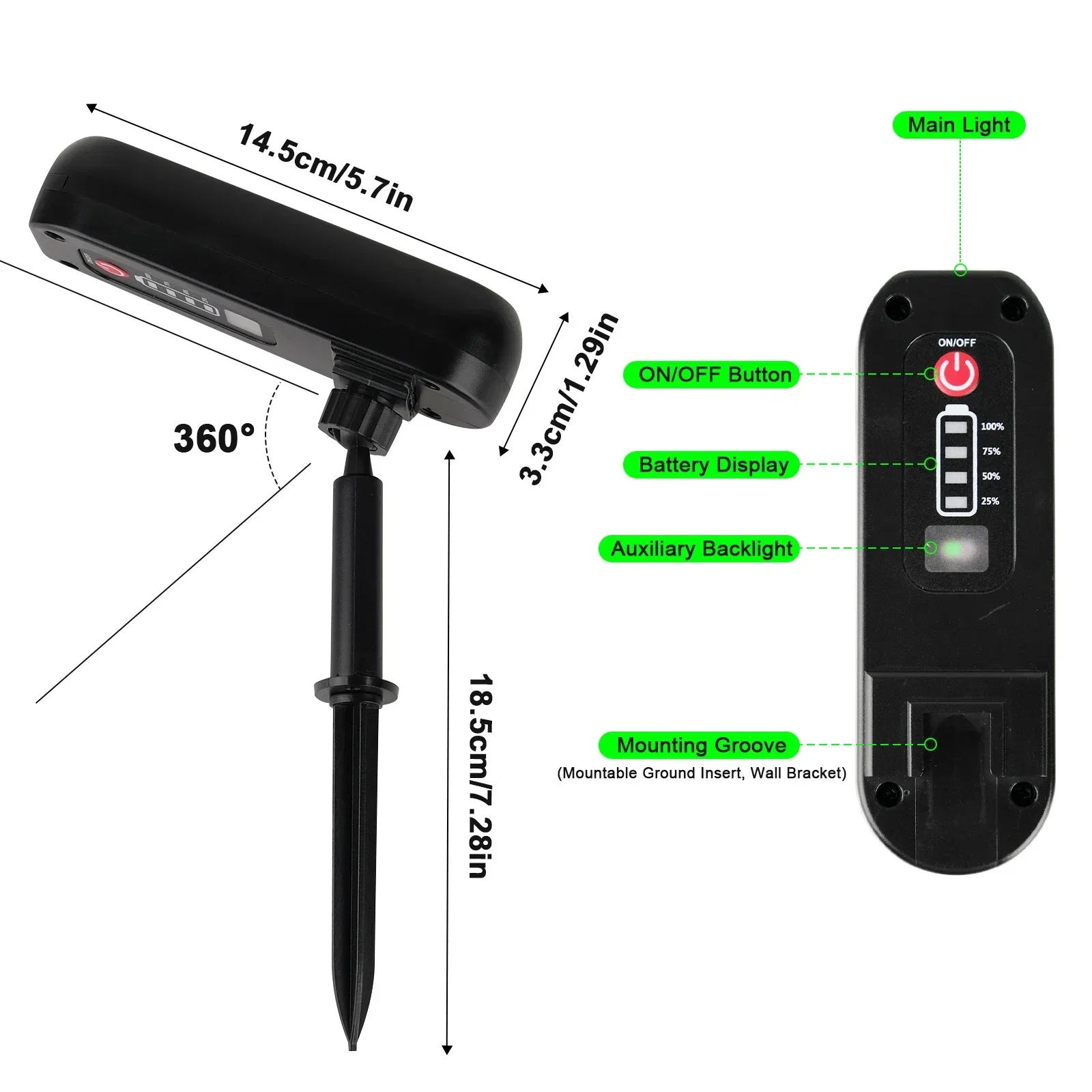 Solar-LED-Leuchte für Außenber – Outdoor Lighting Linear Bewertung und Preis