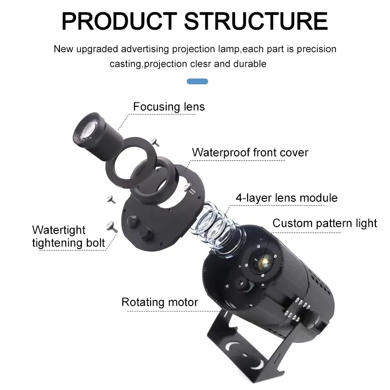 Yufan 200W Gobo-Projektor für  – Outdoor Lighting Logo Bewertung und Preis