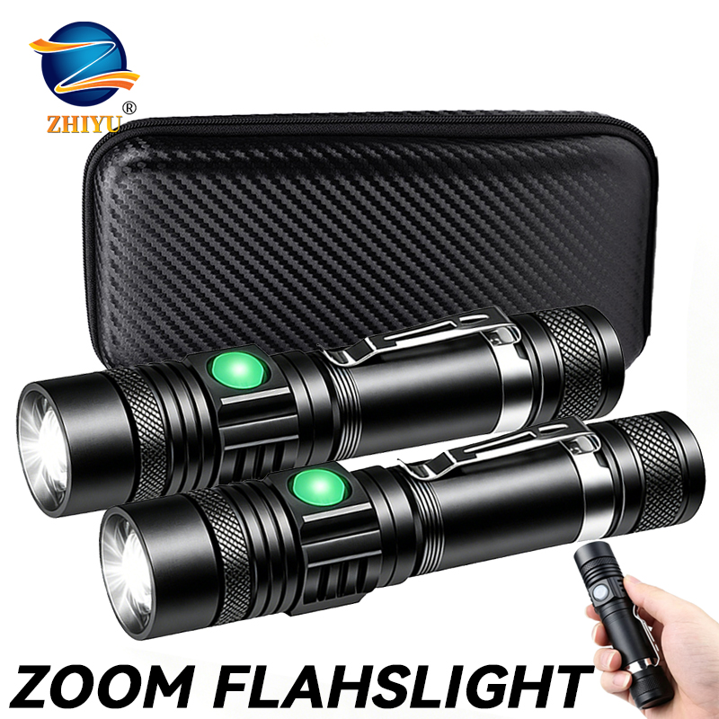 T6 LED Wiederaufladbare Tasche – Outdoor Lighting Black Bewertung und Preis
