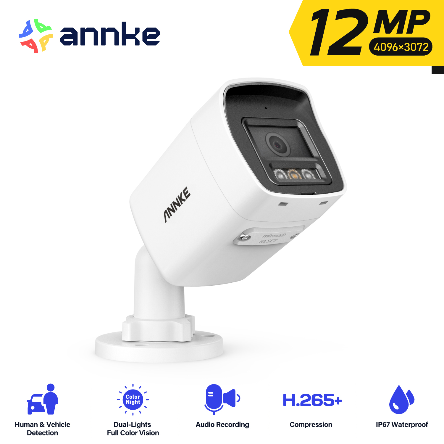 ANNKE 12MP PoE Überwachungskam – Outdoor Lighting Under Roof Bewertung und Preis
